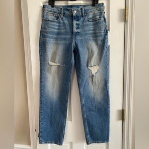 J. Crew, Mid-rise classic straight jeans. 31 Tall. Never worn.